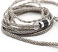 Zonie IEM Cable, 16 Core Silver Plated Earphone Upgraded Cords, 1.25M SPC in Ear Monitor Cable for 7Hz Zero:2 Orchestra Lite Cadenza Hype4 Supermix4(2Pin 0.78Mm, 3.5Mm)(Grey)